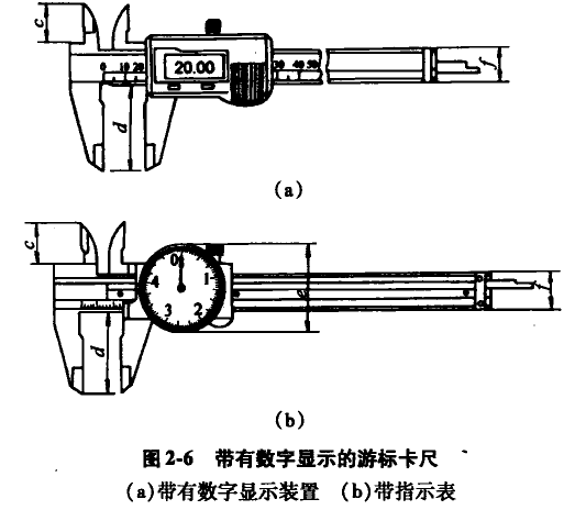 帶有數(shù)顯游標卡尺 游標卡尺