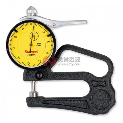 施泰力/Starrett 3015MA系列便攜式表盤(pán)厚度表 0-1